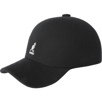 Šiltovka zaoblená čierna nastaviteľný Bamboo Adj Spacecap Kangol