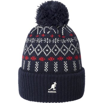 Čiapka ježko tmavomodrá Holiday Dk Blue Kangol