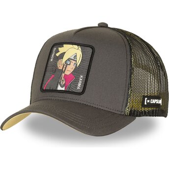 Šiltovka zaoblená sivá snapback Karma BOR KAR Boruto Capslab
