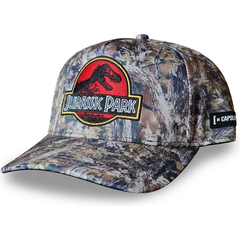 siltovka-zaoblena-kamuflaz-snapback-jur2-cam-jursky-park-capslab