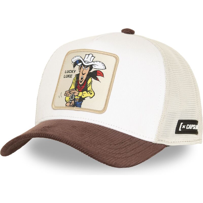 siltovka-zaoblena-bezova-snapback-lck4-bico-lucky-luke-capslab