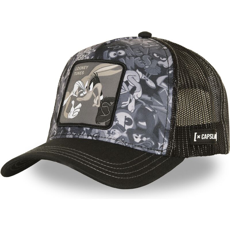 siltovka-zaoblena-cierna-snapback-loo14-duo-bugs-bunny-a-kacer-duffy-looney-tunes-capslab