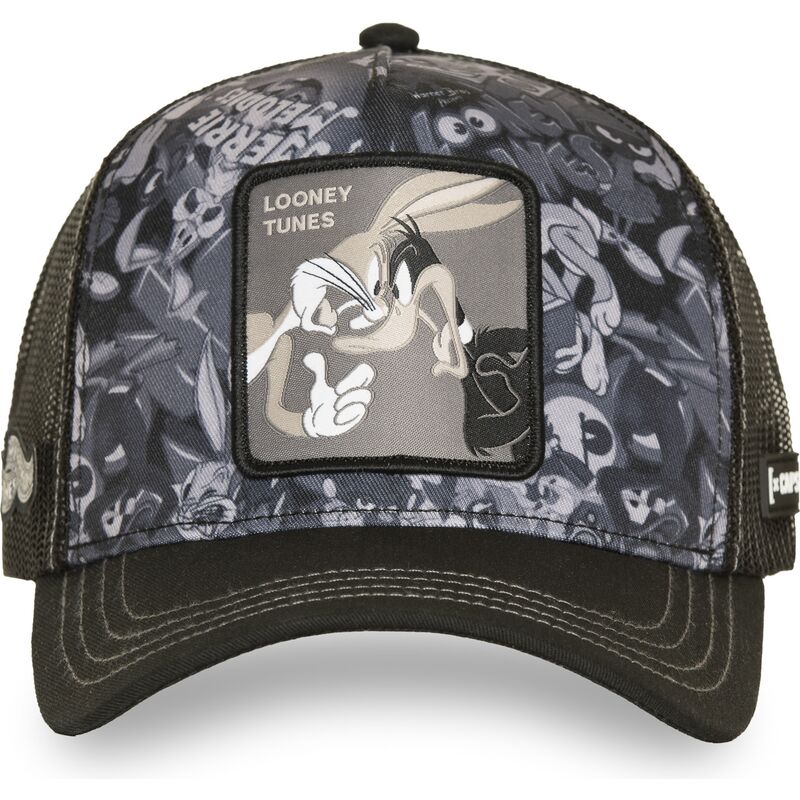 siltovka-zaoblena-cierna-snapback-loo14-duo-bugs-bunny-a-kacer-duffy-looney-tunes-capslab