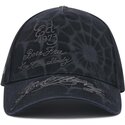 siltovka-zaoblena-cierna-snapback-spiderweb-ed-hardy