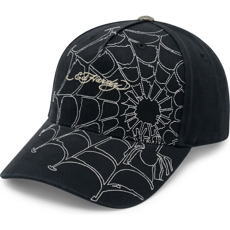 siltovka-zaoblena-cierna-nastavitelny-spiderweb-ed-hardy