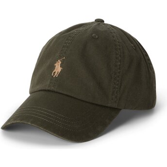 Šiltovka zaoblená zelená nastaviteľný Cotton Chino Classic Sport Polo Ralph Lauren