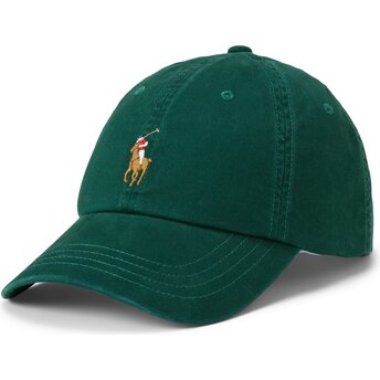 Šiltovka zaoblená zelená nastaviteľný Classic Sport College Green Polo Ralph Lauren