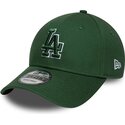 siltovka-zaoblena-zelena-nastavitelny-9forty-team-outline-los-angeles-dodgers-mlb-new-era