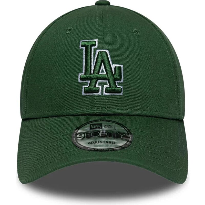 siltovka-zaoblena-zelena-nastavitelny-9forty-team-outline-los-angeles-dodgers-mlb-new-era
