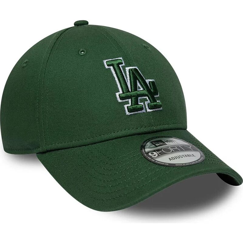 siltovka-zaoblena-zelena-nastavitelny-9forty-team-outline-los-angeles-dodgers-mlb-new-era