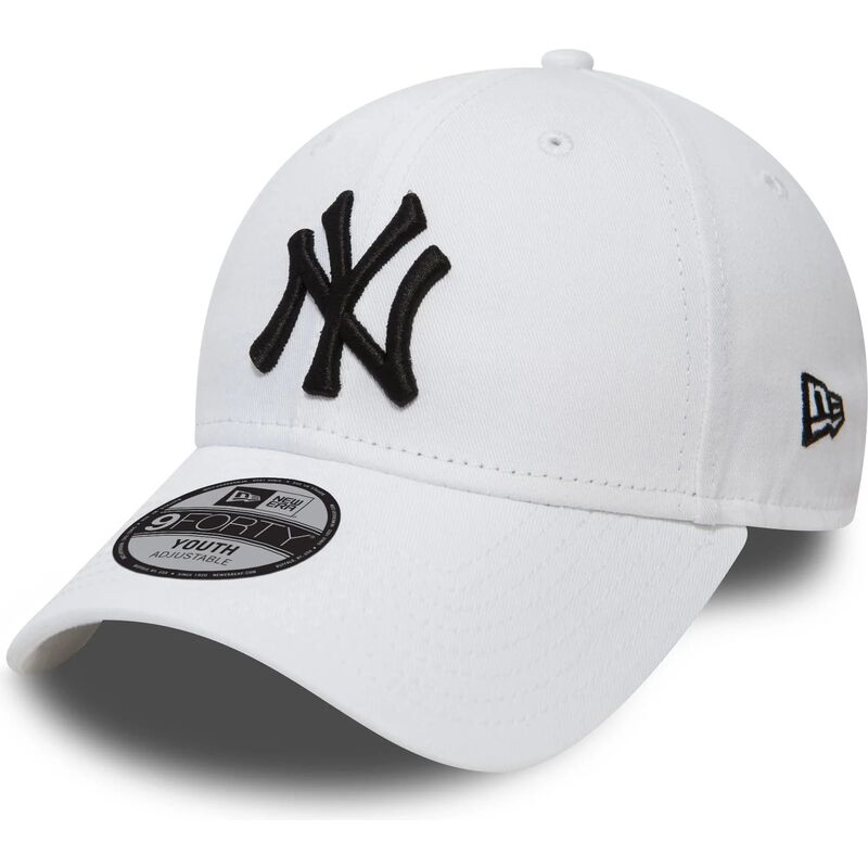 siltovka-zaoblena-biely-nastavitelny-pre-deti-9forty-league-essential-new-york-yankees-mlb-new-era