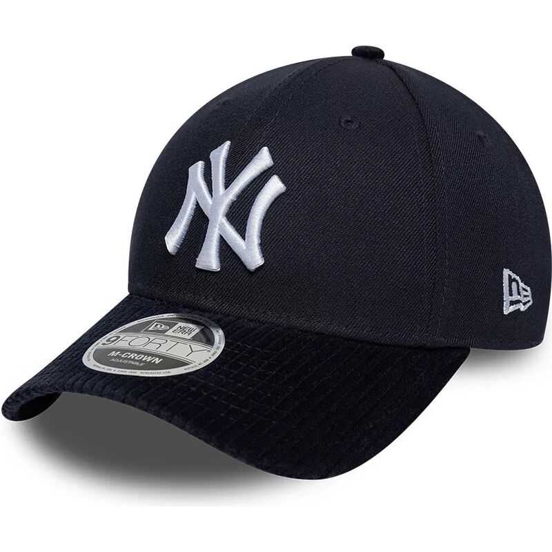 siltovka-zaoblena-tmavomodra-snapback-9forty-m-crown-cord-visor-new-york-yankees-mlb-new-era