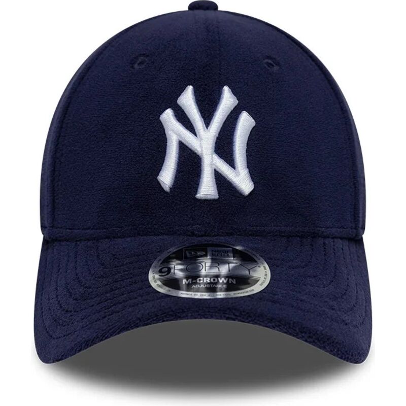 siltovka-zaoblena-tmavomodra-snapback-9forty-m-crown-fleece-new-york-yankees-mlb-new-era