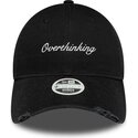 siltovka-zaoblena-cierna-nastavitelny-9twenty-slogan-overthinking-new-era