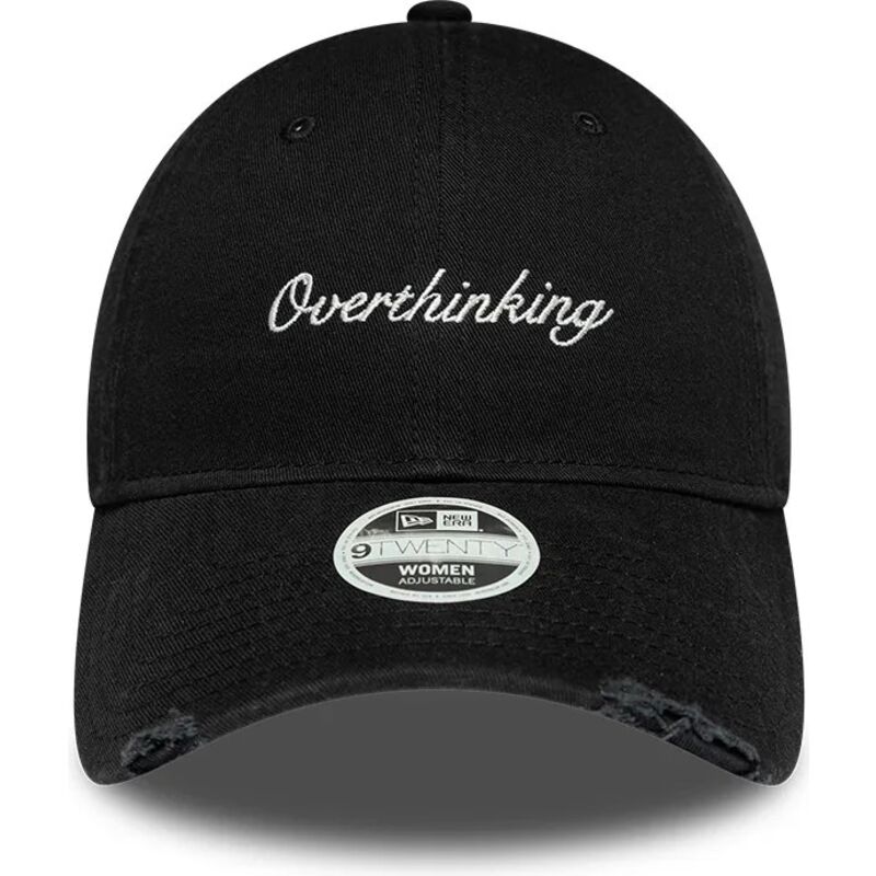 siltovka-zaoblena-cierna-nastavitelny-9twenty-slogan-overthinking-new-era