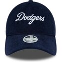 siltovka-zaoblena-tmavomodra-nastavitelny-9twenty-cord-script-los-angeles-dodgers-mlb-new-era