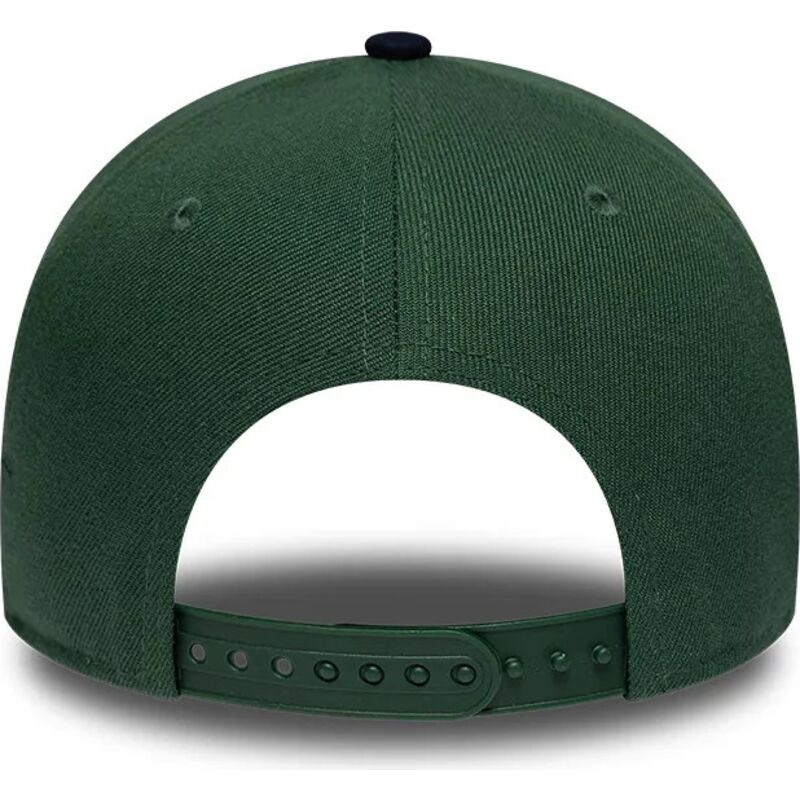 siltovka-zaoblena-zelena-snapback-9forty-e-frame-suede-visor-new-york-yankees-mlb-new-era