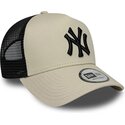 siltovka-zaoblena-bezova-snapback-a-frame-league-essential-new-york-yankees-mlb-new-era