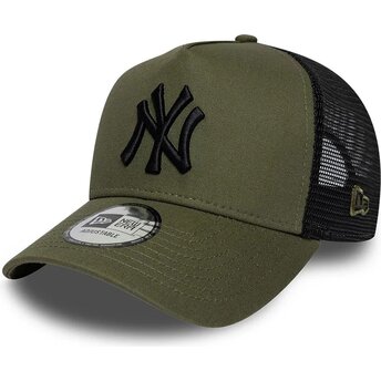 Šiltovka zaoblená zelená snapback A Frame League Essential New York Yankees MLB New Era