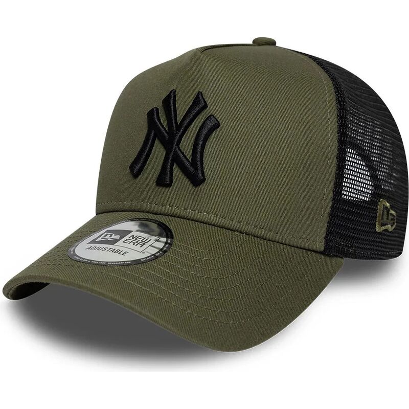 siltovka-zaoblena-zelena-snapback-a-frame-league-essential-new-york-yankees-mlb-new-era