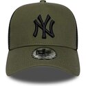 siltovka-zaoblena-zelena-snapback-a-frame-league-essential-new-york-yankees-mlb-new-era