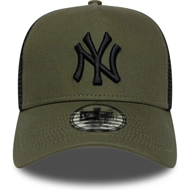 siltovka-zaoblena-zelena-snapback-a-frame-league-essential-new-york-yankees-mlb-new-era