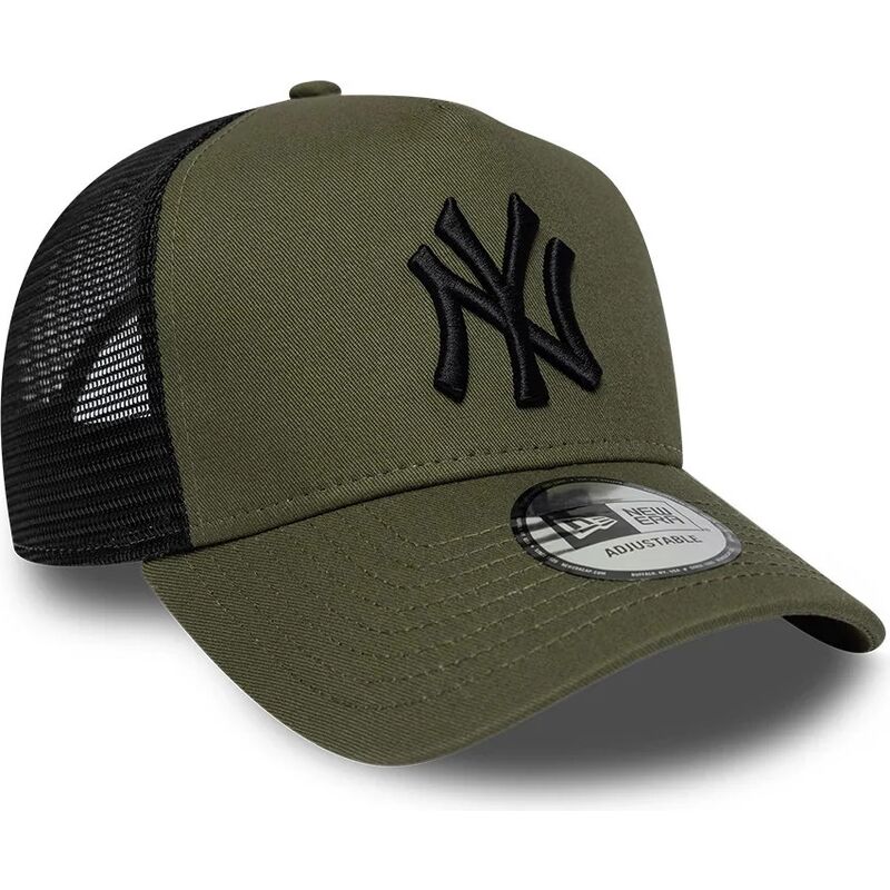 siltovka-zaoblena-zelena-snapback-a-frame-league-essential-new-york-yankees-mlb-new-era