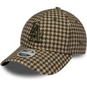siltovka-zaoblena-zelena-nastavitelny-9forty-m-crown-houndstooth-los-angeles-dodgers-mlb-new-era