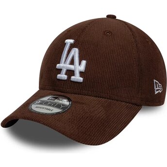 Šiltovka zaoblená hnedá snapback 9FORTY Entry Cord Los Angeles Dodgers MLB New Era