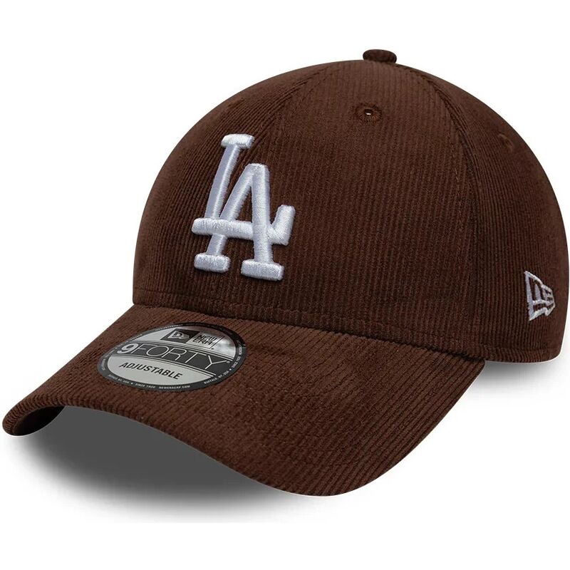 siltovka-zaoblena-hneda-snapback-9forty-entry-cord-los-angeles-dodgers-mlb-new-era