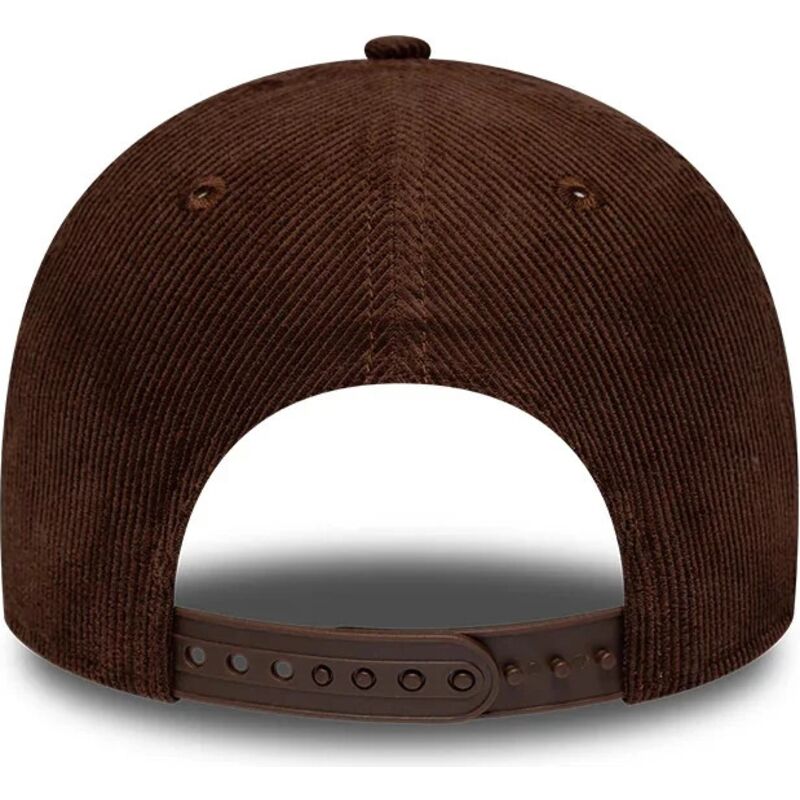 siltovka-zaoblena-hneda-snapback-9forty-entry-cord-los-angeles-dodgers-mlb-new-era
