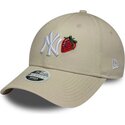 siltovka-zaoblena-bezova-nastavitelny-9forty-fruit-icon-strawberry-new-york-yankees-mlb-new-era