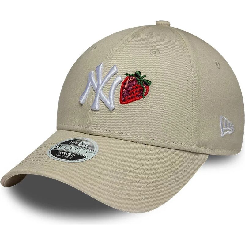 siltovka-zaoblena-bezova-nastavitelny-9forty-fruit-icon-strawberry-new-york-yankees-mlb-new-era