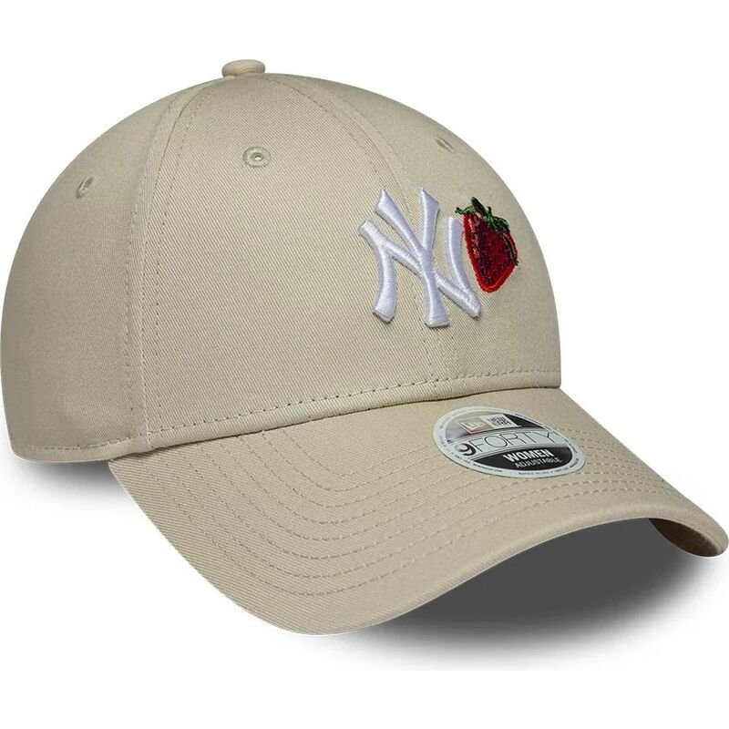 siltovka-zaoblena-bezova-nastavitelny-9forty-fruit-icon-strawberry-new-york-yankees-mlb-new-era