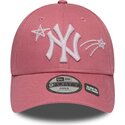 siltovka-zaoblena-ruzova-nastavitelny-pre-deti-9forty-space-new-york-yankees-mlb-new-era