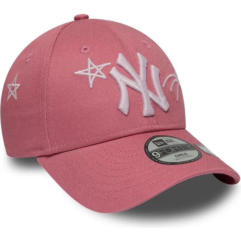 siltovka-zaoblena-ruzova-nastavitelny-pre-deti-9forty-space-new-york-yankees-mlb-new-era