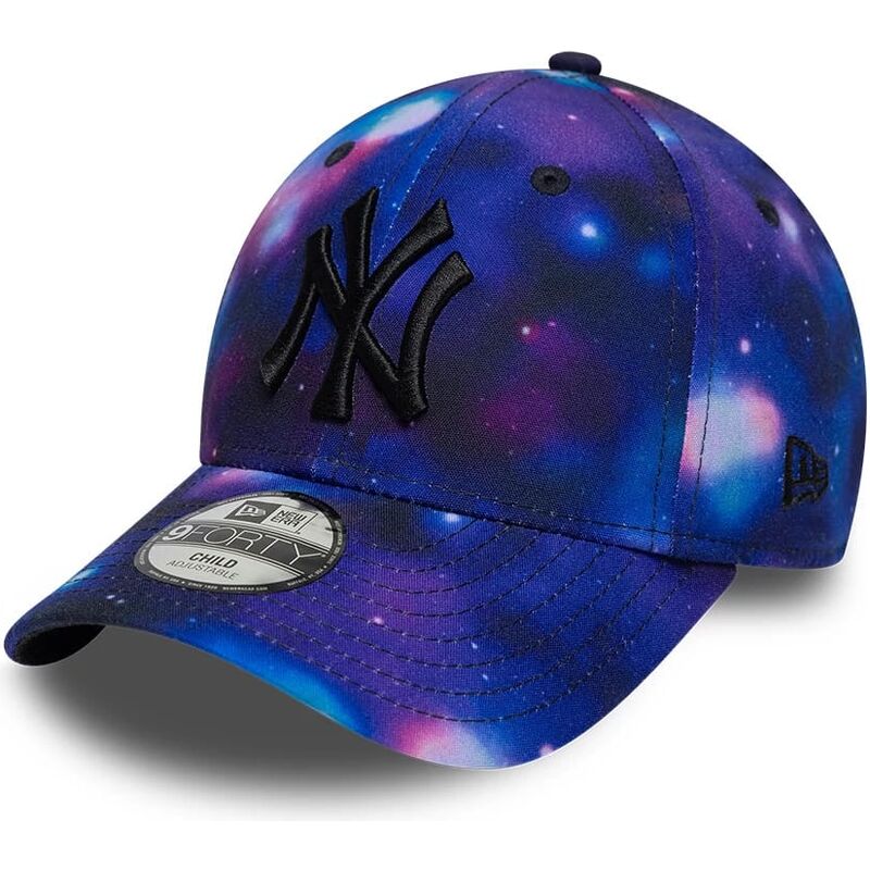 siltovka-zaoblena-viacfarebna-snapback-pre-deti-9forty-all-over-print-space-new-york-yankees-mlb-new-era