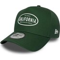 siltovka-zaoblena-zelena-snapback-9forty-e-frame-rubber-california-los-angeles-new-era