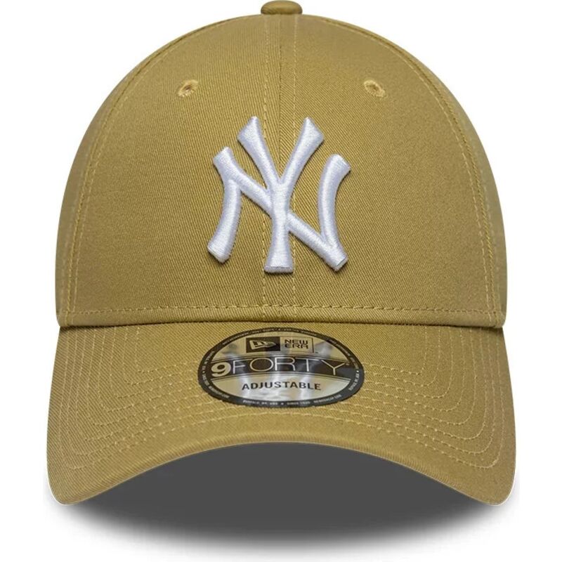 siltovka-zaoblena-khaki-nastavitelny-9forty-league-essential-new-york-yankees-mlb-new-era