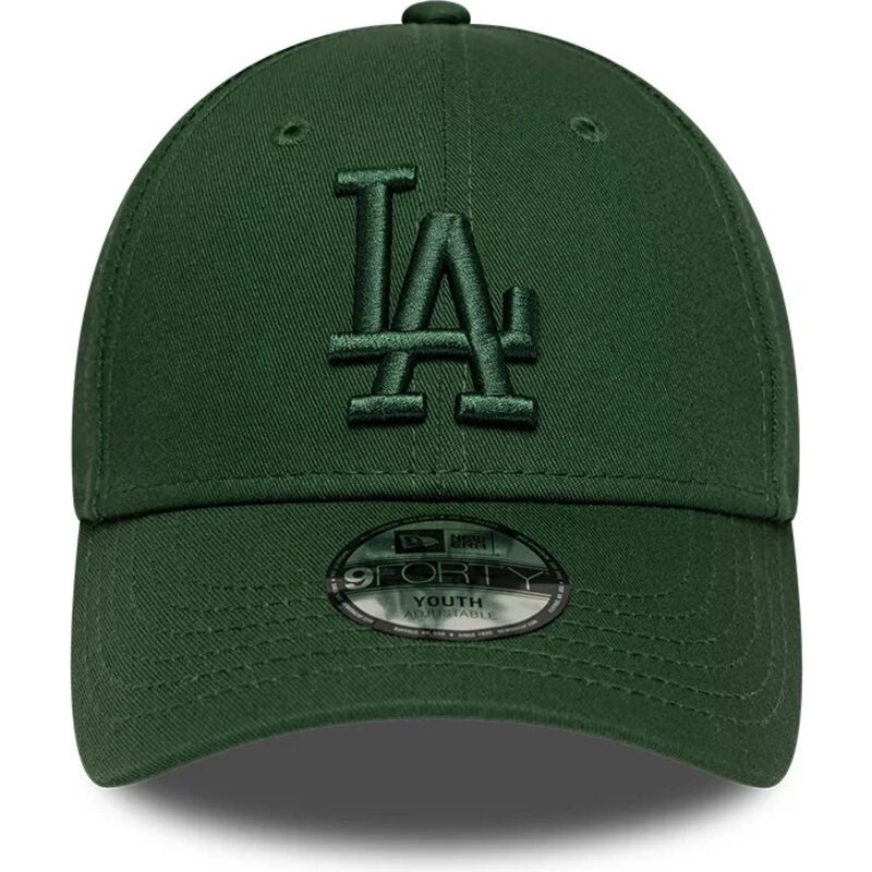 siltovka-zaoblena-zelena-nastavitelny-pre-deti-9forty-league-essential-los-angeles-dodgers-mlb-new-era