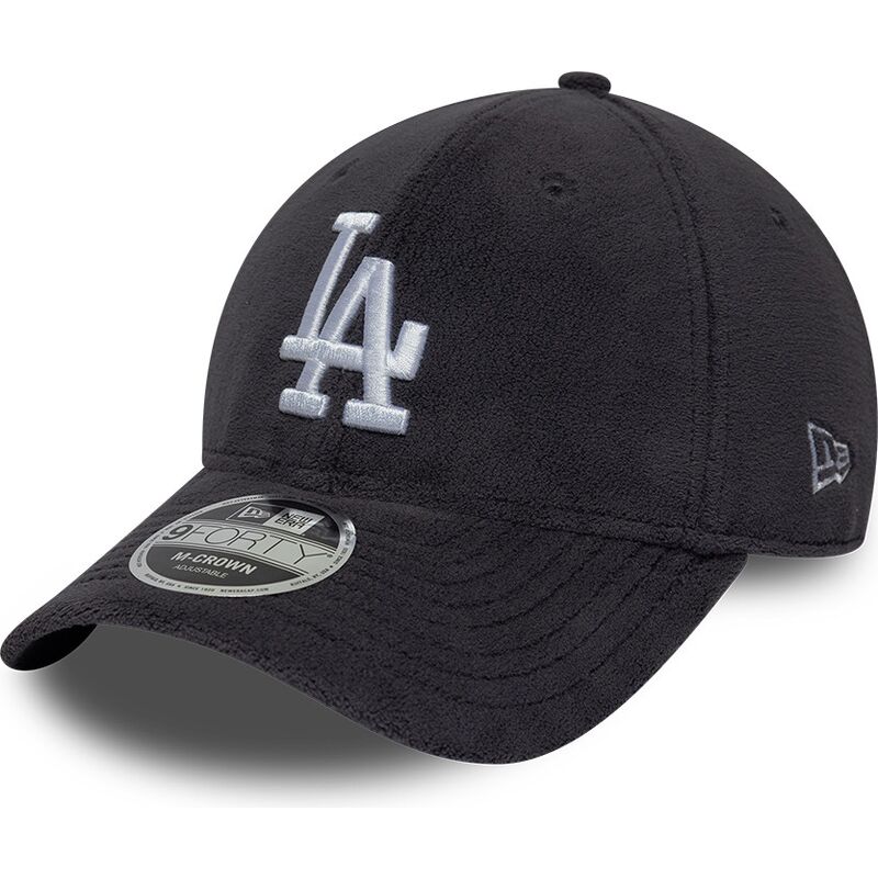 siltovka-zaoblena-siva-snapback-9forty-m-crown-fleece-los-angeles-dodgers-mlb-new-era