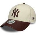siltovka-zaoblena-bezova-nastavitelny-9forty-m-crown-fabric-mix-new-york-yankees-mlb-new-era