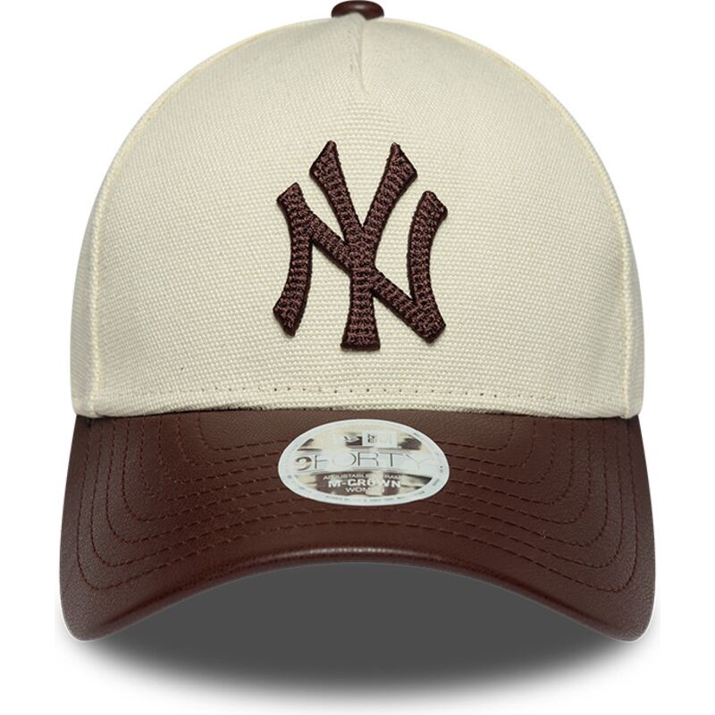 siltovka-zaoblena-bezova-nastavitelny-9forty-m-crown-fabric-mix-new-york-yankees-mlb-new-era