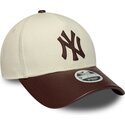 siltovka-zaoblena-bezova-nastavitelny-9forty-m-crown-fabric-mix-new-york-yankees-mlb-new-era