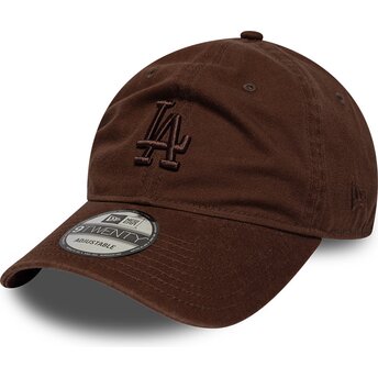 Šiltovka zaoblená hnedá nastaviteľný 9TWENTY Washed Midi Los Angeles Dodgers MLB New Era