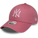 siltovka-zaoblena-ruzova-nastavitelny-9forty-league-essential-cas-new-york-yankees-mlb-new-era