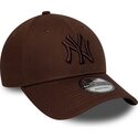 siltovka-zaoblena-hneda-nastavitelny-9forty-league-essential-new-york-yankees-mlb-new-era
