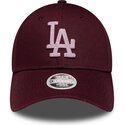 siltovka-zaoblena-cervena-nastavitelny-rosa-9forty-metallic-los-angeles-dodgers-mlb-new-era