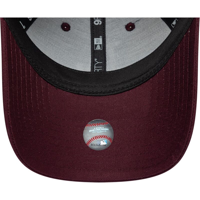 siltovka-zaoblena-cervena-nastavitelny-rosa-9forty-metallic-los-angeles-dodgers-mlb-new-era