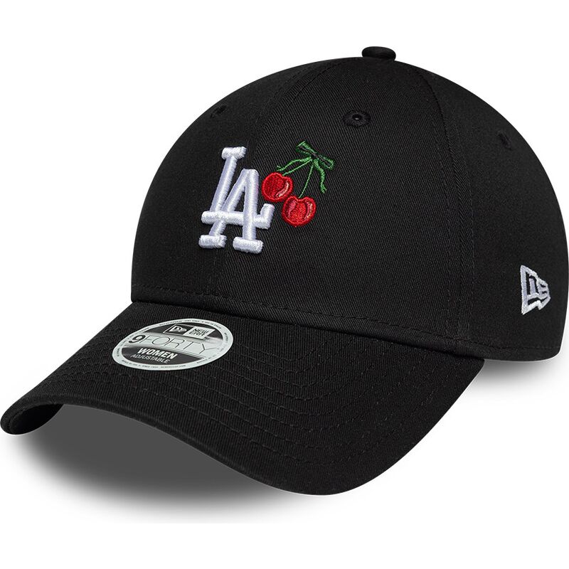 siltovka-zaoblena-cierna-nastavitelny-9forty-fruit-icon-cherry-los-angeles-dodgers-mlb-new-era